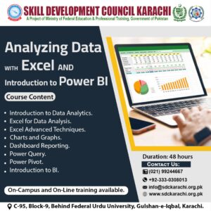 Skill Development Council Karachi training programs
